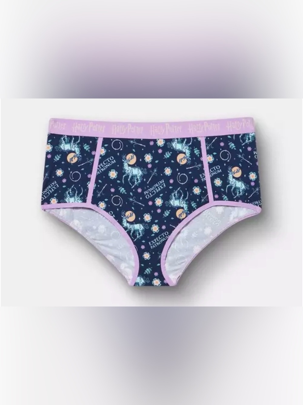 NWT Torrid Harry Potter patronus mid rise cotton brief panty